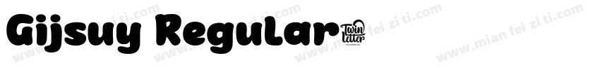 Gijsuy Regular字体转换